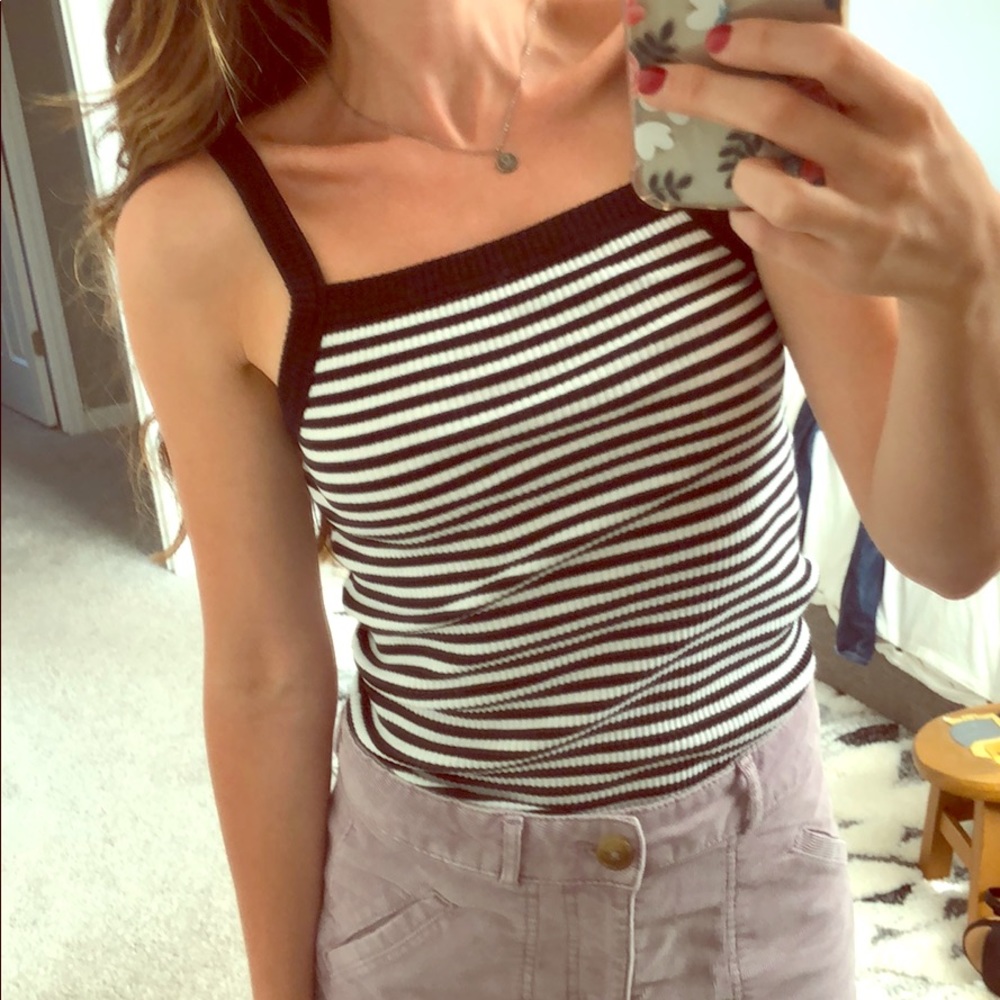 Stripped tank top